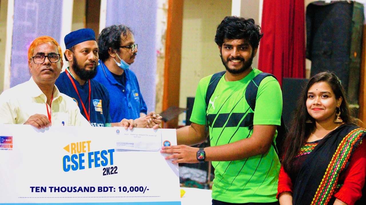 1st Runner Up Award Project - RUET CSE FEST 